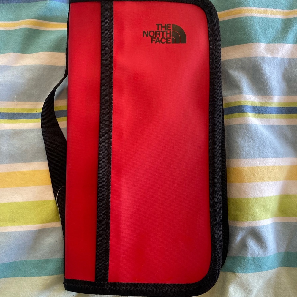 The North Face Red Men's organizer wallet